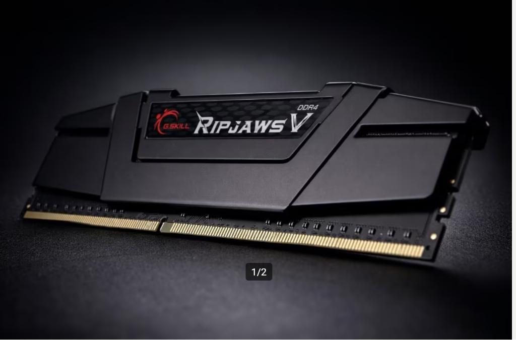 16 Go de RAM DDR4 à 3200 MHz CL16 — G.Skill Ripjaws V, Informatique & Logiciels, Mémoire RAM, Enlèvement ou Envoi, DDR4, Comme neuf