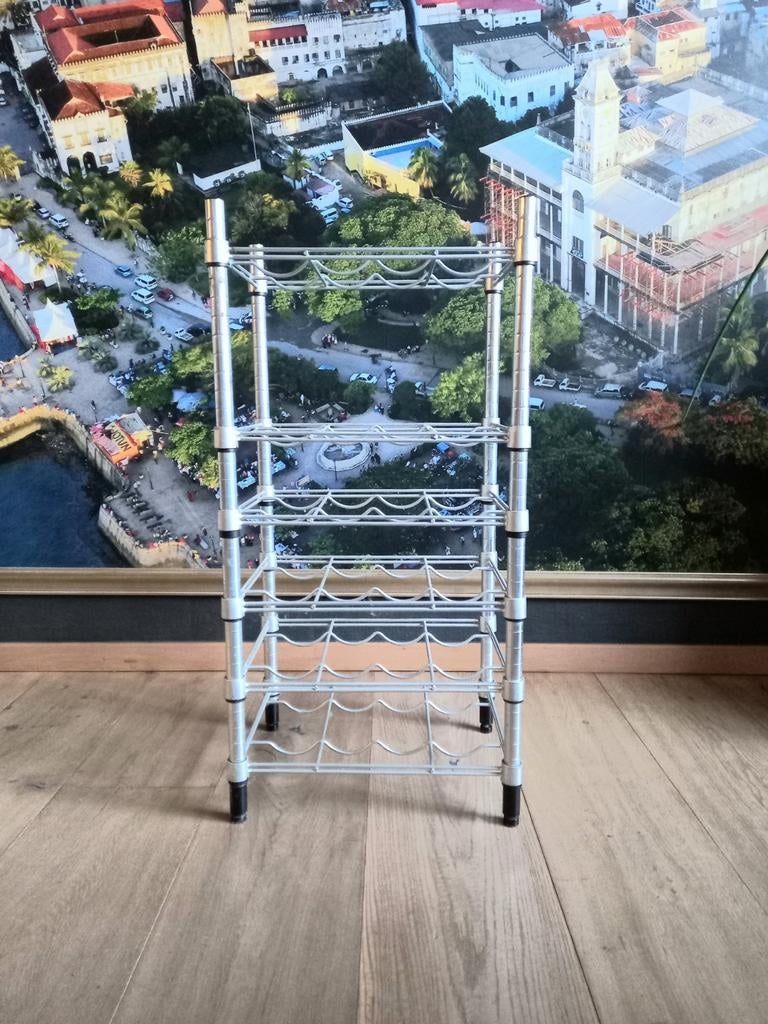 IKEA Verzinkt OMAR Wijnrek of Flessenrek voor > 24 Flessen, Ophalen, Zo goed als nieuw, 25 flessen of meer, Metaal