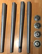 Tafelpoten metaalkleur (4 stuks), Huis en Inrichting, Ophalen, Gebruikt