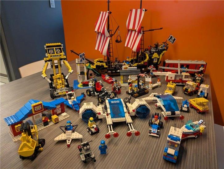 24 vintage Lego sets + 1,9kg losse lego, Enfants & Bébés, Jouets | Duplo & Lego, Utilisé, Lego, Ensemble complet, Enlèvement