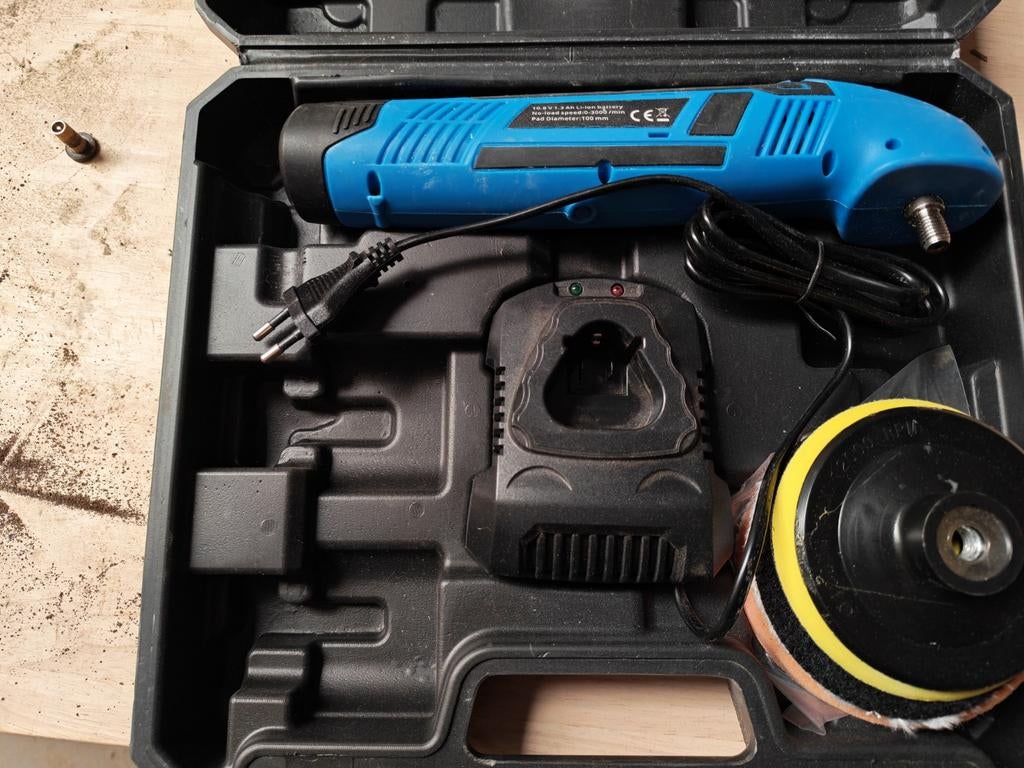 Mini polijst en schuurmachine, Ophalen