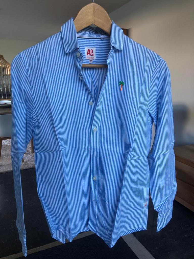 Katoenen hemd. Merk: American Outfitters. Maat: 12 jaar, Enlèvement, Comme neuf