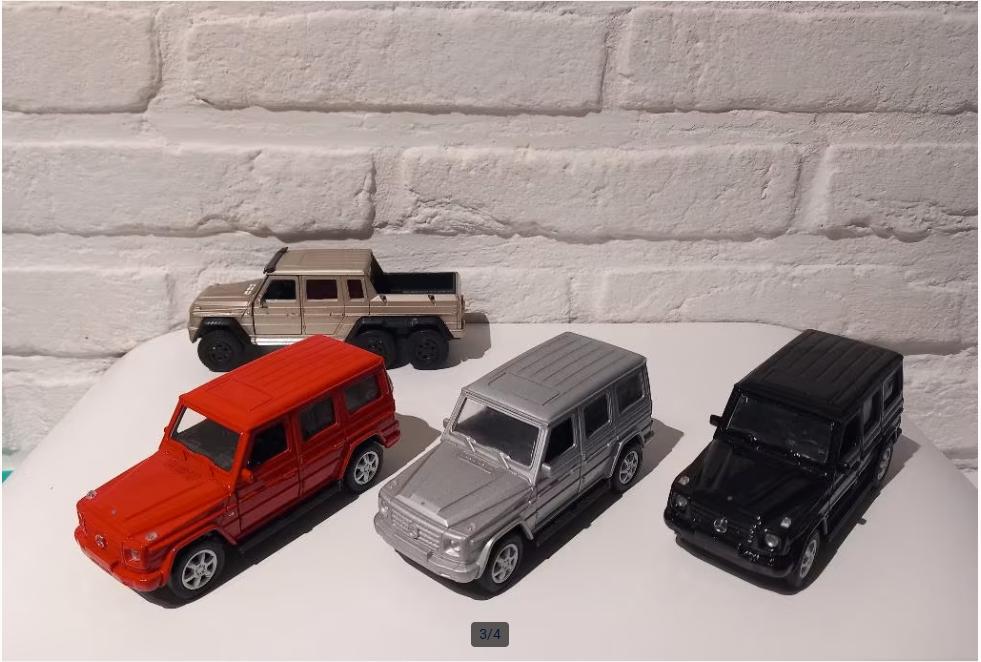 4x Mercedes G-klasse Oldtimer schaalmodellen, nieuw, Ophalen, Nieuw, Auto