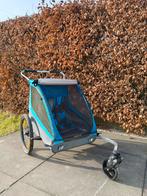 Fietskar Thule Coaster XT (blauw), Fietsen en Brommers, Ophalen, Gebruikt, Opvouwbaar, Thule / Chariot