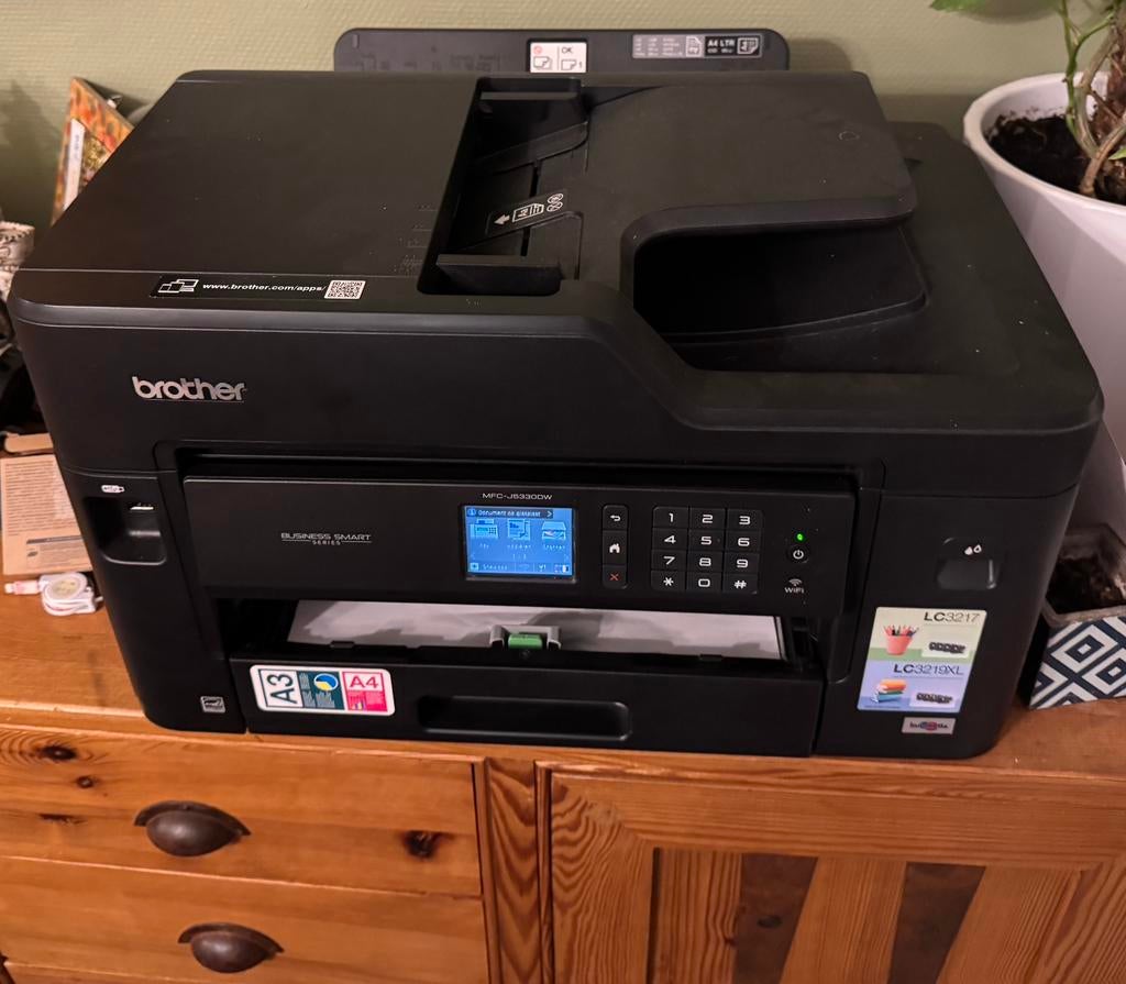 Brother MFC-J5330DW All-in-One Printer, Computers en Software, Printers, Zo goed als nieuw, Printer, Faxen, Ophalen of Verzenden