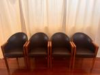 Ensemble x4 Fauteuils POLTRONA FRAU en Cuir (Made in Italy), Enlèvement, Comme neuf, Cuir