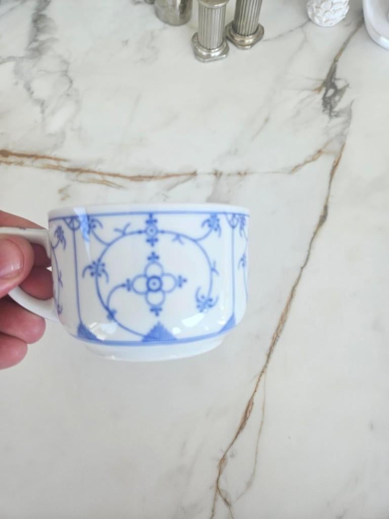 2 vintage porseleinen kopjes (Silezië) - ca. 1910-1930, Huis en Inrichting, Keuken | Servies, Gebruikt, Kop(pen) en/of Schotel(s)