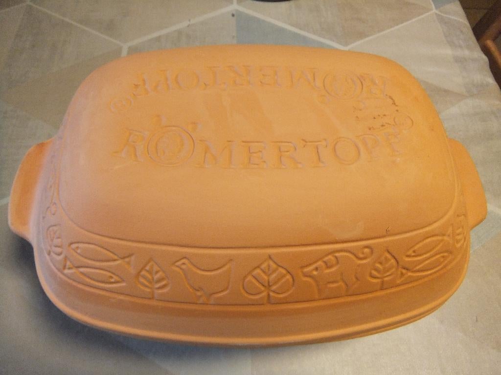 romertopf, Maison & Meubles, Cuisine | Casseroles & Poêles, Enlèvement ou Envoi, Comme neuf, Autres matériaux, Autres types