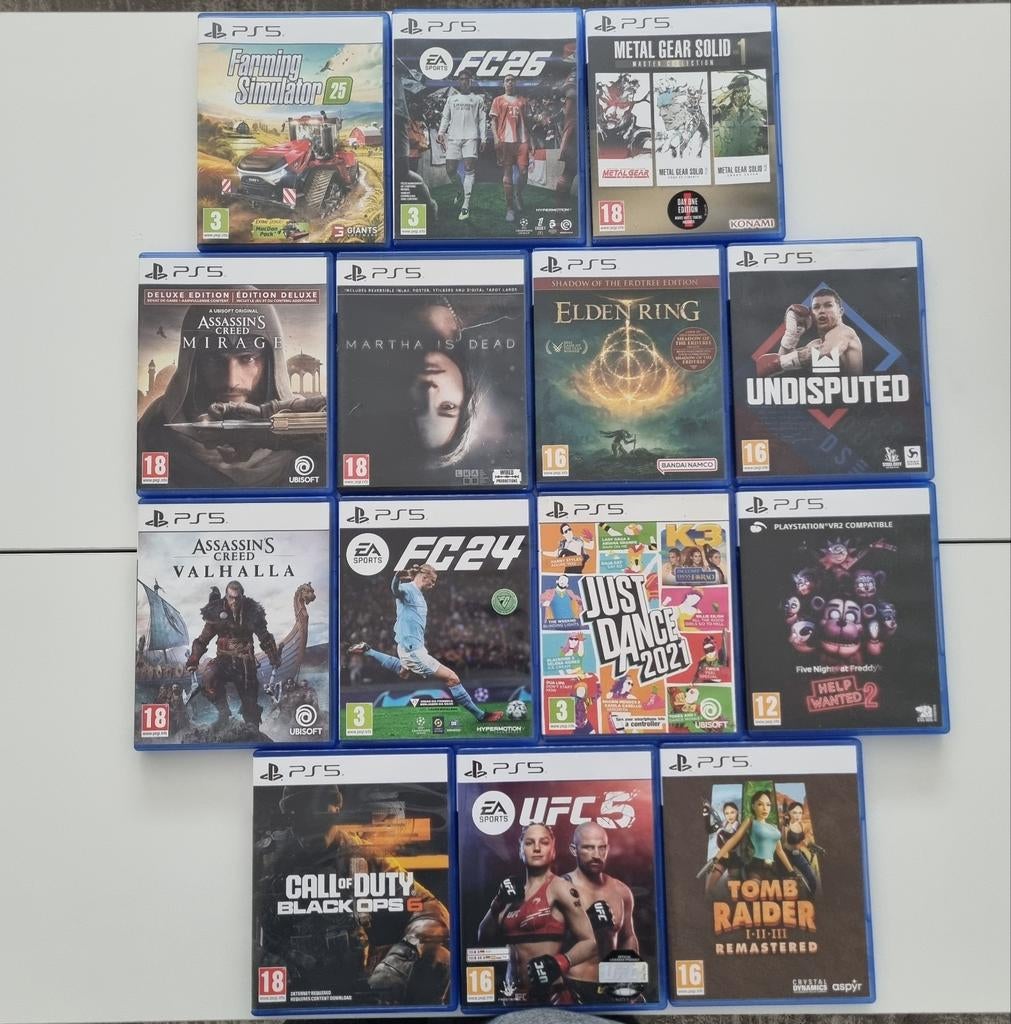 PS5-games ( per stuk of lot ), Ophalen