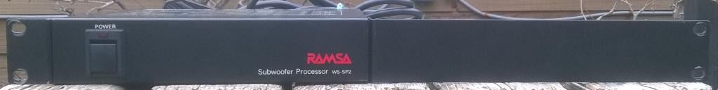 Crossover Ramsa WS-SP2 Processor, Muziek en Instrumenten, Ophalen of Verzenden, Gebruikt, Overige typen