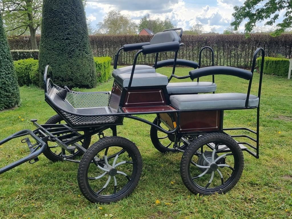 Pony koets recreatie marathonwagen / wagonette + alle tuig., Zo goed als nieuw, Wagonette, Pony