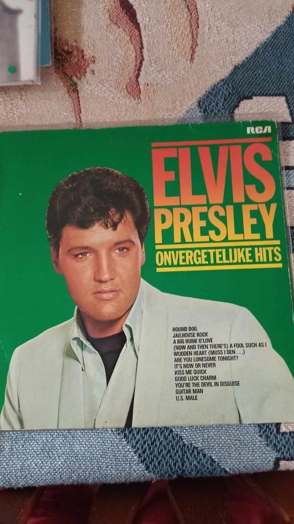Elvis lp, Onvergetelijke hits, Nederlandse persing., Gebruikt, Ophalen of Verzenden, Rock-'n-Roll, 12 inch