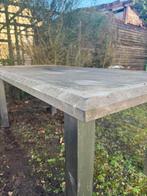Buitentafel arduin, Tuin en Terras, Ophalen, Zo goed als nieuw, Rechthoekig, Metaal