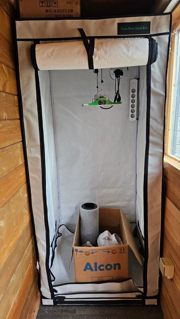 Kweektent met alles erbij (growbox), Jardin & Terrasse, Produits de culture, Enlèvement, Lampe de croissance