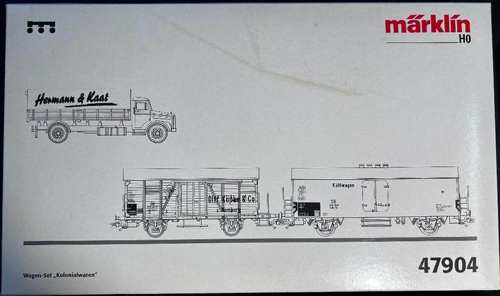 3374. Coffret "Kolonialewaren" H0 Märklin., Hobby & Loisirs créatifs, Trains miniatures | HO, Neuf, Set de Trains, Märklin, Envoi