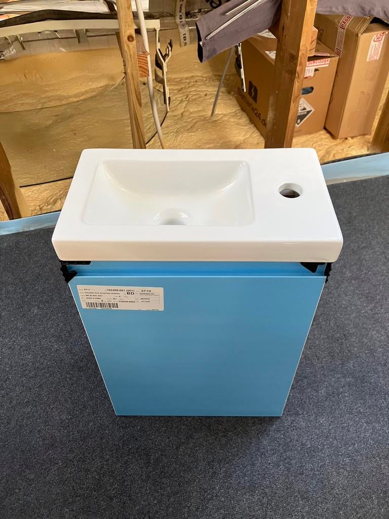 Facq A22 handwasbak met ondermeubel en sifonset NIEUW, Bricolage & Construction, Sanitaire, Neuf, Lavabo, Enlèvement