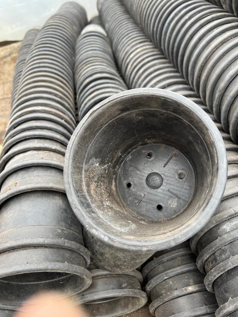 kweekpotten bloempotten 15,5 x 15 cm harde plastiek, Kunststof, Rond, Ophalen of Verzenden, Zo goed als nieuw