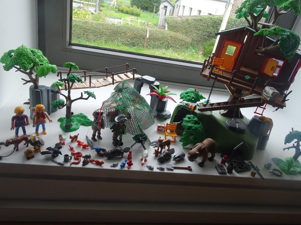 lot de Playmobil Nature Foret, Ophalen of Verzenden, Gebruikt, Complete set