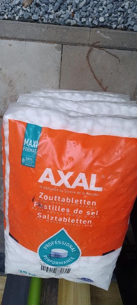 Axal zouttabletten 25kg, Elektronische apparatuur, Waterontharders, Ophalen, Nieuw