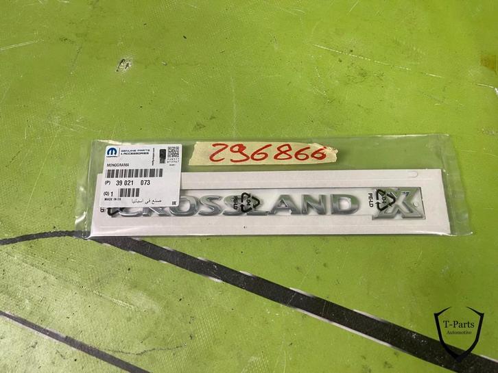 Opel Crossland X embleem tekst achterklep logo, Auto-onderdelen, Carrosserie, Opel, Nieuw