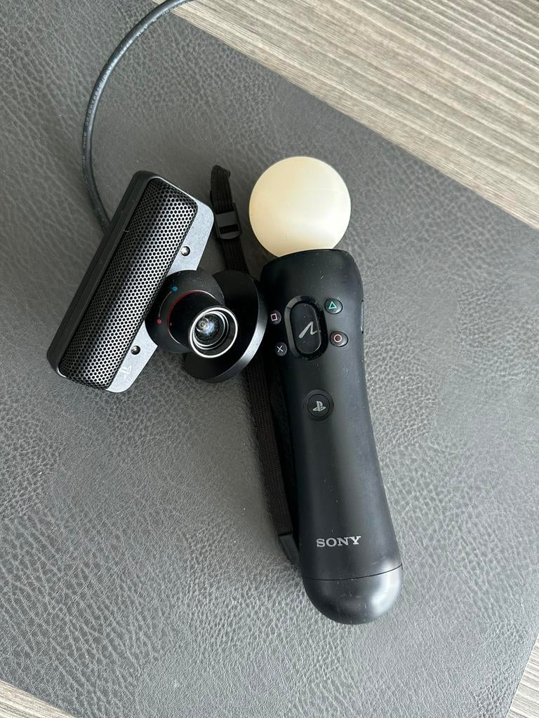 sony move controller  + camera en oplaadstation ps3, Ophalen of Verzenden, Zo goed als nieuw, Controller