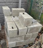 Betonblok hol 39x19x19 cm, 40 stuks, Ophalen, Zo goed als nieuw, Beton