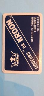 Carte à jouer Linkebeek_Liquor Crown_Blue_Joker_169, Enlèvement ou Envoi, Utilisé, Joker(s)