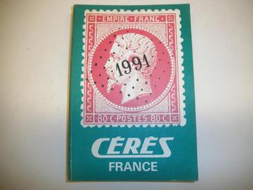 Postzegelcatalogus Cérès Frankrijk, editie 1991 beschikbaar voor biedingen