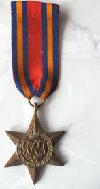 Engelse star(BURMA)British Army40-45, Verzamelen, Militaria | Tweede Wereldoorlog, Ophalen of Verzenden, Landmacht, Lintje, Medaille of Wings