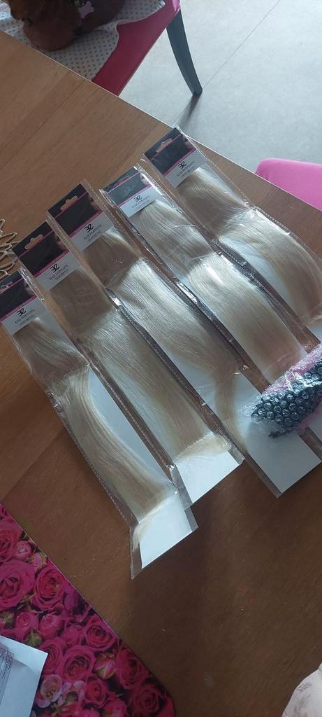 Extension de cheveux blonde, Handtassen en Accessoires, Uiterlijk | Haarverzorging, Zo goed als nieuw, Ophalen