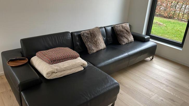 Natuzzi 3-zit zetel, Maison & Meubles, Canapés | Coins salons complets, Utilisé, Cuir, Enlèvement