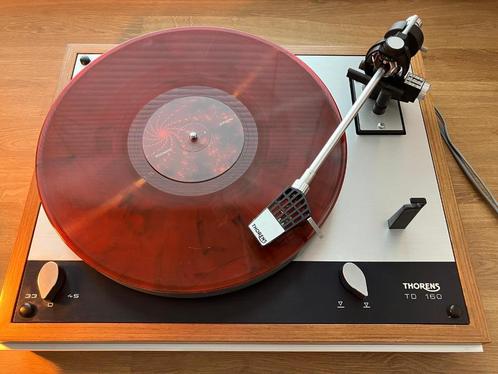 THORENS TD 160 - BIJNA NIEUWSTAAT - PLATENSPELER - LP'S, Audio, Tv en Foto, Platenspelers, Refurbished, Platenspeler, Thorens