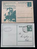 2 Duitse postkaarten 1942/43, 1940 tot 1960, Gelopen, Duitsland, Ophalen of Verzenden