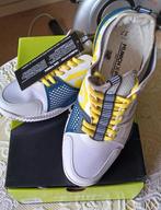 MUNICH X-PAD, padel- tennisschoenen,  nieuw wit/blauw/geel, Ophalen of Verzenden, Nieuw, Padelschoenen