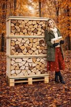 BRANDHOUT HALFDROOG INCLUSIEF LEVERING - DIVERSE SOORTEN, Tuin en Terras, Verzenden, Beukenhout, Blokken