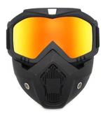 Face / gezichtsmasker - motor brommer bril  - step, Motoren, Kleding | Motorhelmen, Jethelm, Nieuw zonder kaartje, Dames, Shark