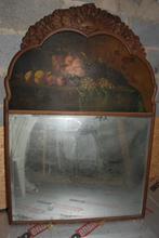 antieke spiegel, Antiek en Kunst, Antiek | Spiegels, Overige vormen, 50 tot 100 cm, 100 tot 150 cm, Ophalen