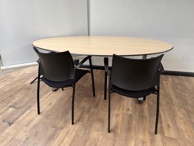 Ovale vergadertafel Trespa, Maison & Meubles, Nappes, Enlèvement ou Envoi