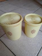 TUPPERWAER potten met deksel, Huis en Inrichting, Keuken | Tupperware, Ophalen of Verzenden, Zo goed als nieuw, Geel, Bus of Trommel