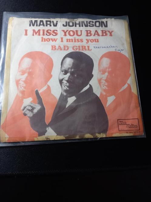 Marv Johnson – I Miss You Baby (How I Miss You) "Motown Soul, CD & DVD, Vinyles Singles, Comme neuf, Single, R&B et Soul, 7 pouces