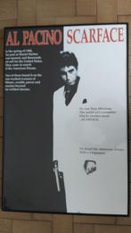 kader met poster in al pacino scarface, Verzamelen, Ophalen, Rechthoekig Staand, Deurposter of groter, Nieuw