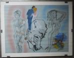 2 œuvres : Fusain & crayon pièces uniques., Ophalen