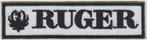 Ruger stoffen opstrijk patch embleem #2, Verzenden, Nieuw