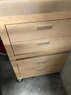 2 Nachtkastjes, Enlèvement, Utilisé, Bois, 45 à 65 cm