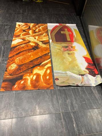 Winkel decoratie banner beschikbaar voor biedingen