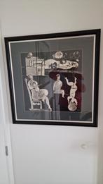 M.millar origineel werk getekend 1996   50x50, Ophalen of Verzenden