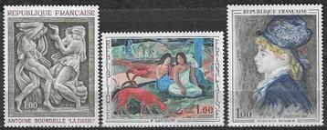 Frankrijk 1968 - Yvert 1568-1570 - Kunstreeks (PF) beschikbaar voor biedingen