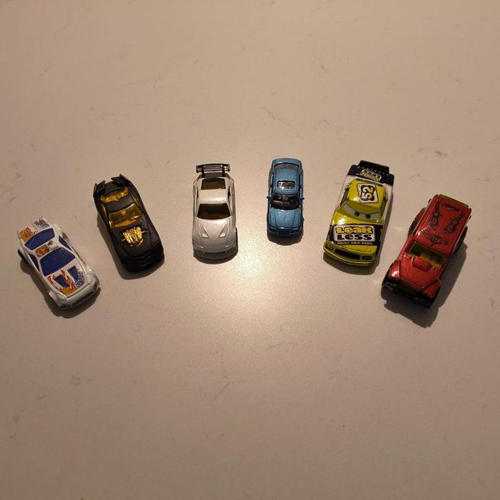 Supersnelle Set van 6 Modelauto's  - Vol met Actie!, Hobby en Vrije tijd, Modelauto's | 1:5 tot 1:12, Gebruikt, Auto, 1:9 t/m 1:12