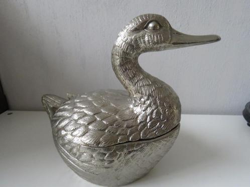 Vintage Mauro Manetti Ijsemmer Eend, Antiek en Kunst, Curiosa en Brocante, Ophalen of Verzenden