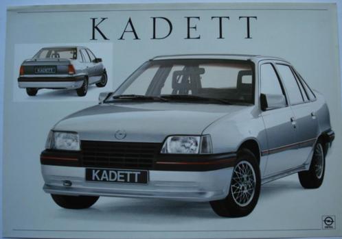 Opel Kadett Sedan optisches Tuning 1986 Brochure Catalogue P, Boeken, Auto's | Folders en Tijdschriften, Gelezen, Opel, Verzenden